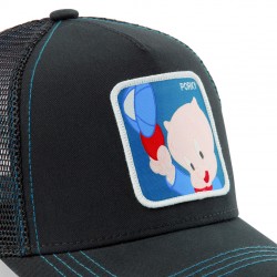 Casquette Capslab Looney Tunes Porky Pig Noir