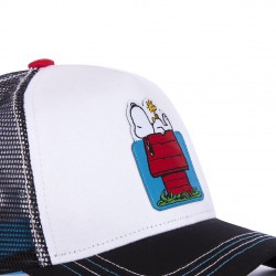 Casquette Capslab Peanuts House Blanc zoom sur l'avant