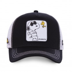 Casquette Capslab Peanuts Noir vue de face