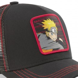 Casquette Capslab Naruto Noir zoom sur le patch