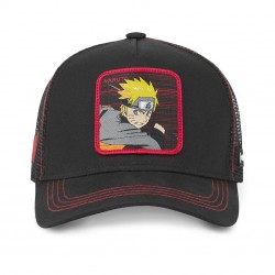 Casquette Capslab Naruto Noir vue de face