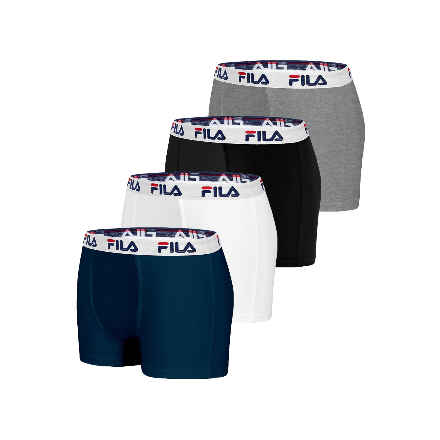 Lot de 4 Boxers coton homme