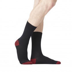 Lot de 3 chaussettes de ville homme en coton peigné doux