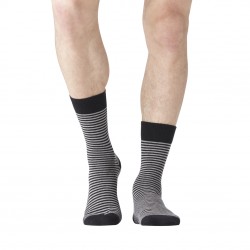 Lot de 3 chaussettes de ville homme en coton peigné doux