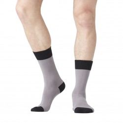 Lot de 3 chaussettes de ville homme en coton peigné doux