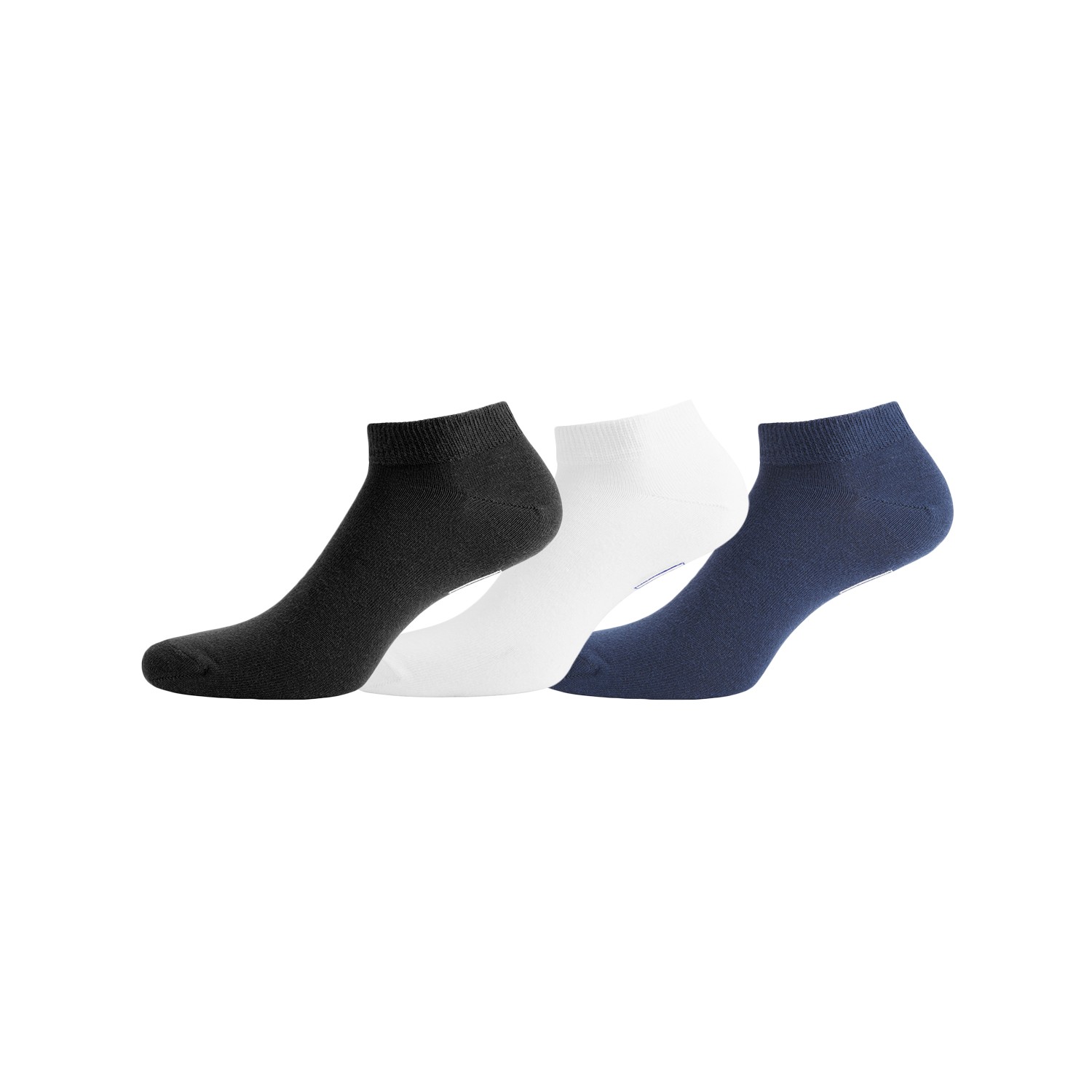 Lot de 3 Paires de Chaussettes Socquettes coton homme peigné