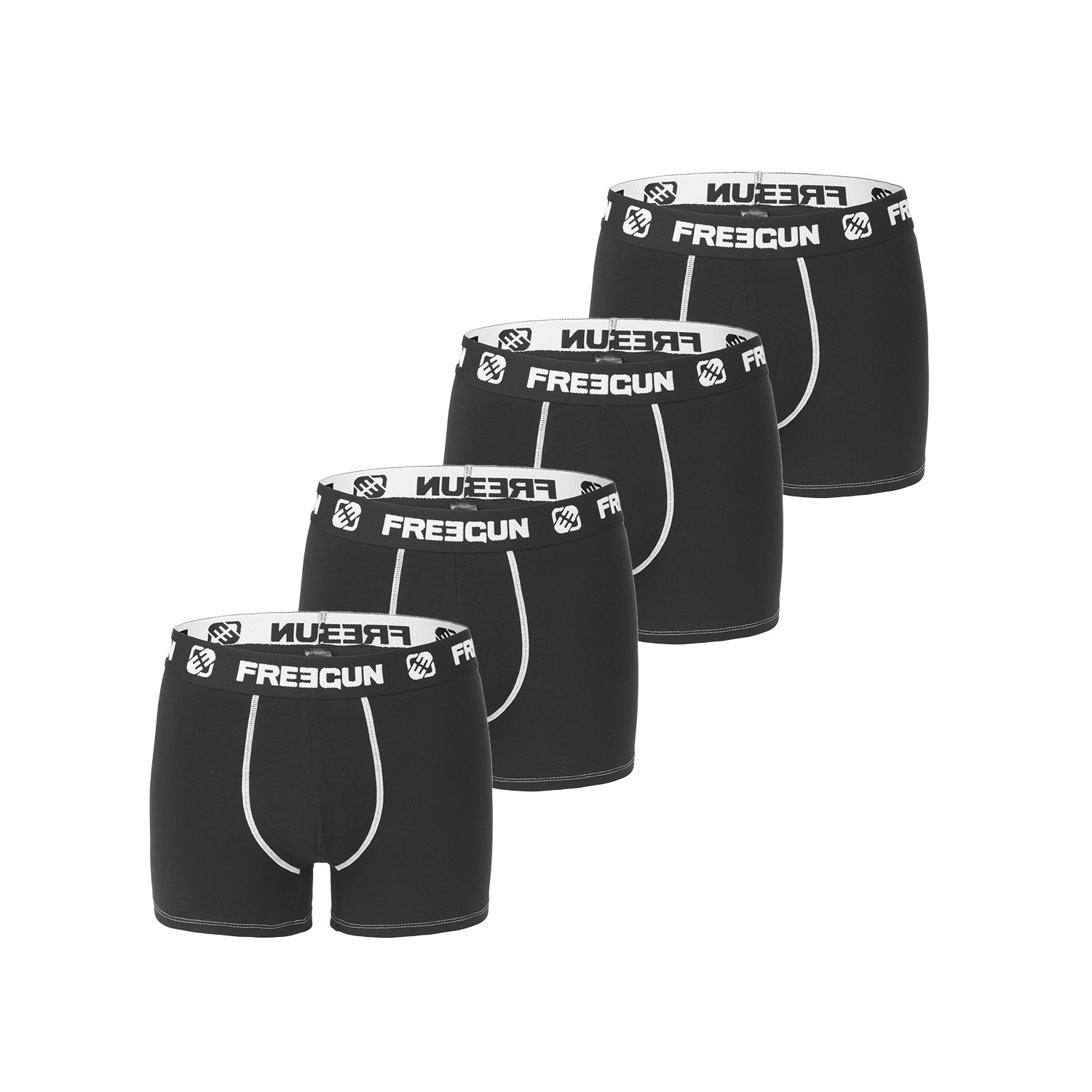 Lot de 4 Boxers homme microfibre