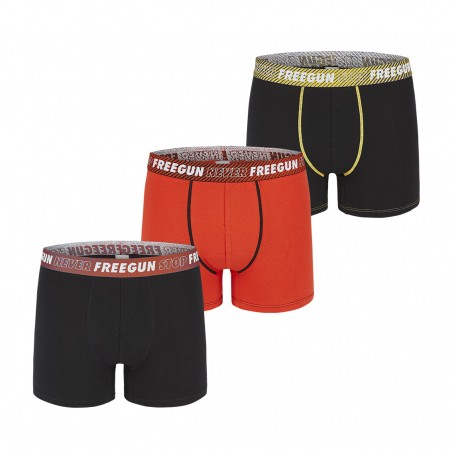 Lot de 3 Boxers coton garçon Never Stop