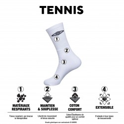 Lot de 30 Paires de Chaussettes Tennis homme Noir