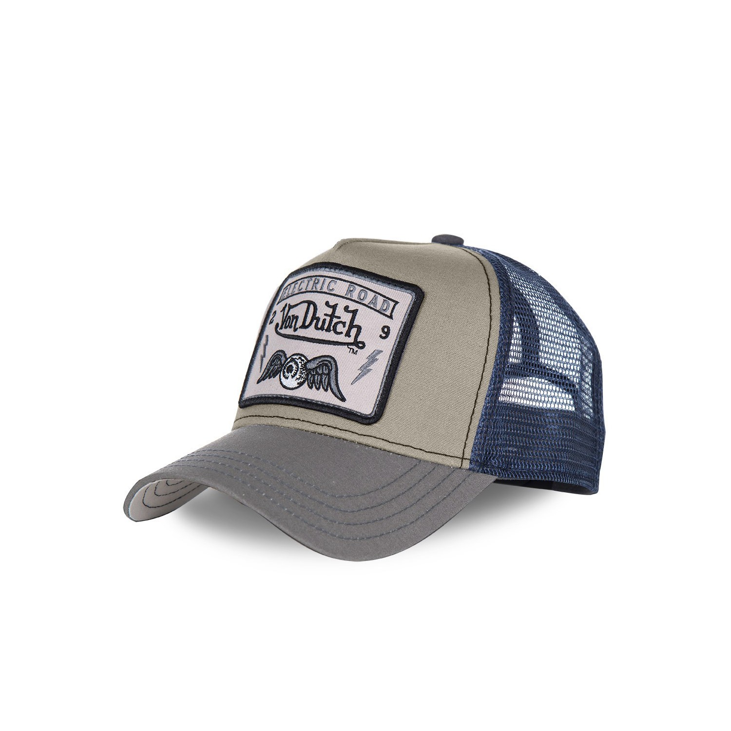 Casquette Trucker homme Square Flying Eye Bleu