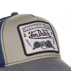 Casquette Trucker homme Square Flying Eye Bleu