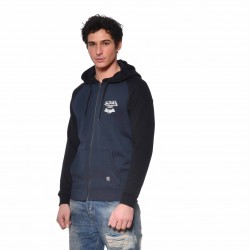 Sweat homme zippé à capuche en molleton Skies