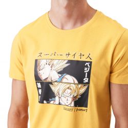 Tee shirt homme col rond Dragon Ball Z Super Saiyan