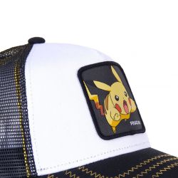 Casquette Capslab trucker Pokemon Pikachu Blanc