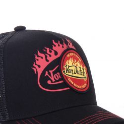 Casquette baseball Flamme noir