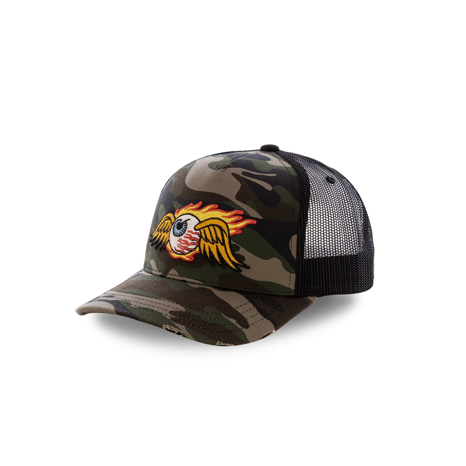 Casquette baseball filet Von Dutch Fire Camouflage