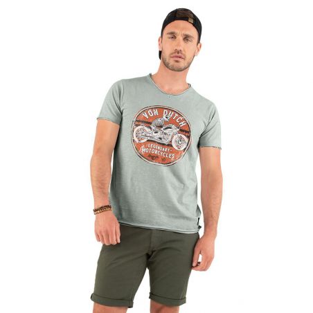 T-shirt Col V regular fit homme en coton Dary