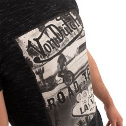 T-shirt col rond regular fit homme en coton Vegas