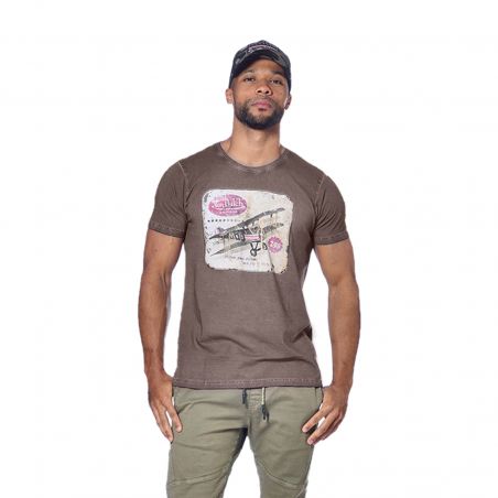 T-shirt homme col rond avec print