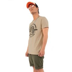 T-shirt col rond regular fit homme en coton Tigr