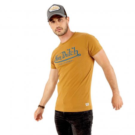 T-shirt col rond homme en coton Slim Fit Life