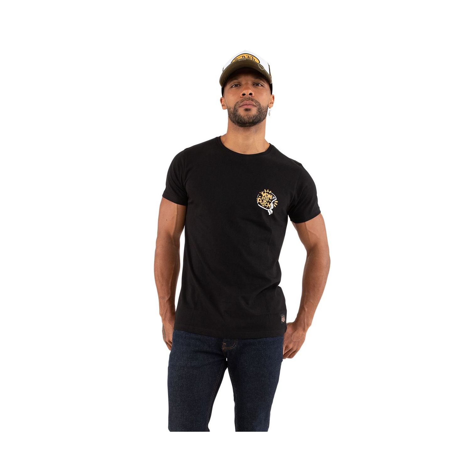 T-shirt col rond regular fit homme en coton Helmet