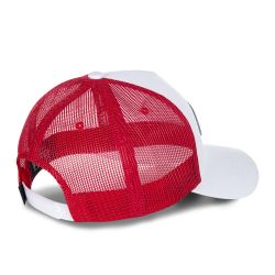 Casquette baseball homme Von Dutch BM Blanc filet rouge