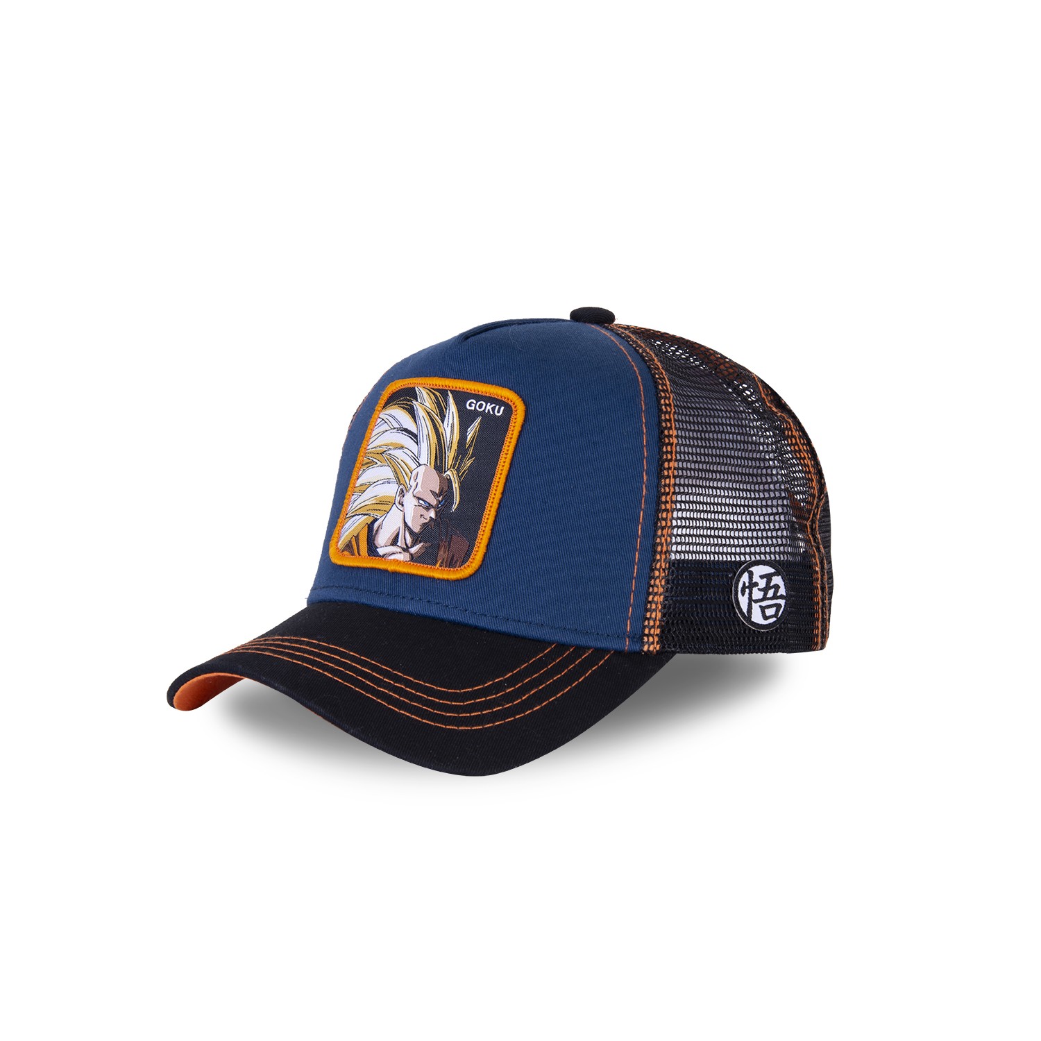 Casquette Capslab trucker Dragon Ball Z Sangoku Super Saiyan Bleu