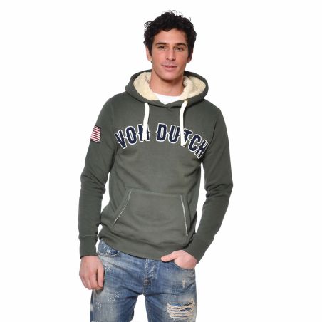 Sweat à capuche doublure sherpa homme Must