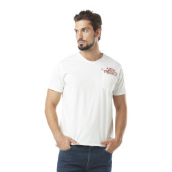 T-shirt homme col V avec...