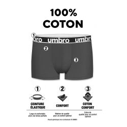 Lot de 4 boxers homme en coton Colors