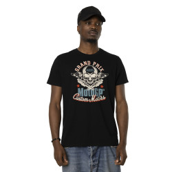 T-shirt homme col rond Moto...