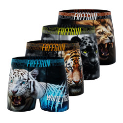 Lot de 4 boxers enfant Wild