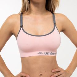 Brassière femme sans couture Rose