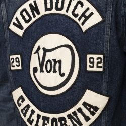 Veste homme denim avec patch dans le dos Heritage