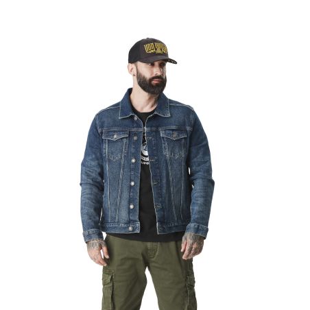 Veste homme denim avec patch dans le dos Heritage