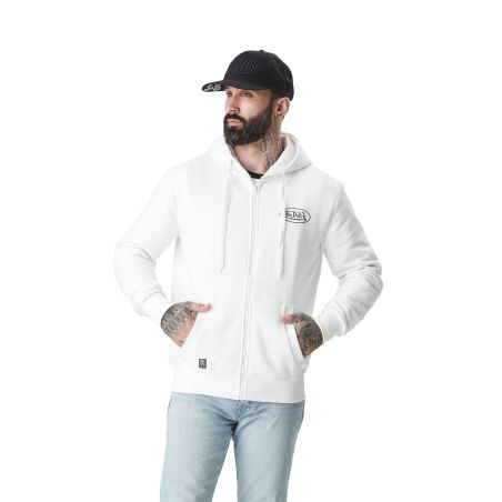 Sweat zippé homme avec patch