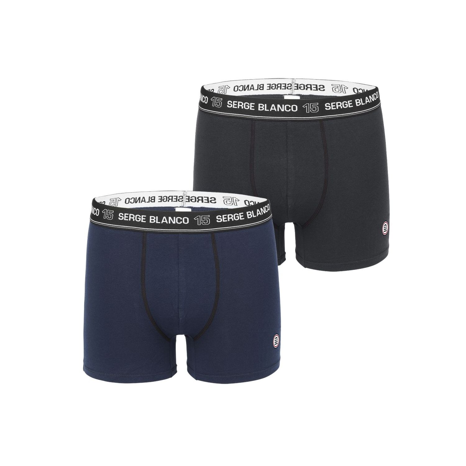 Lot de 2 Boxers homme avec surpiqûres Class