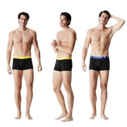 Lot de 4 boxers homme en coton Basic