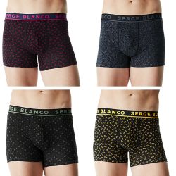 Lot de 8 boxers homme Casual Serge Blanco