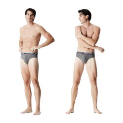 Lot de 4 slips homme en coton Uni French