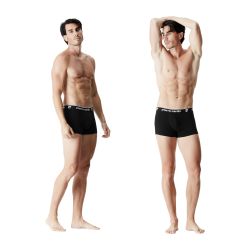 Lot de 4 boxers homme en coton Basic