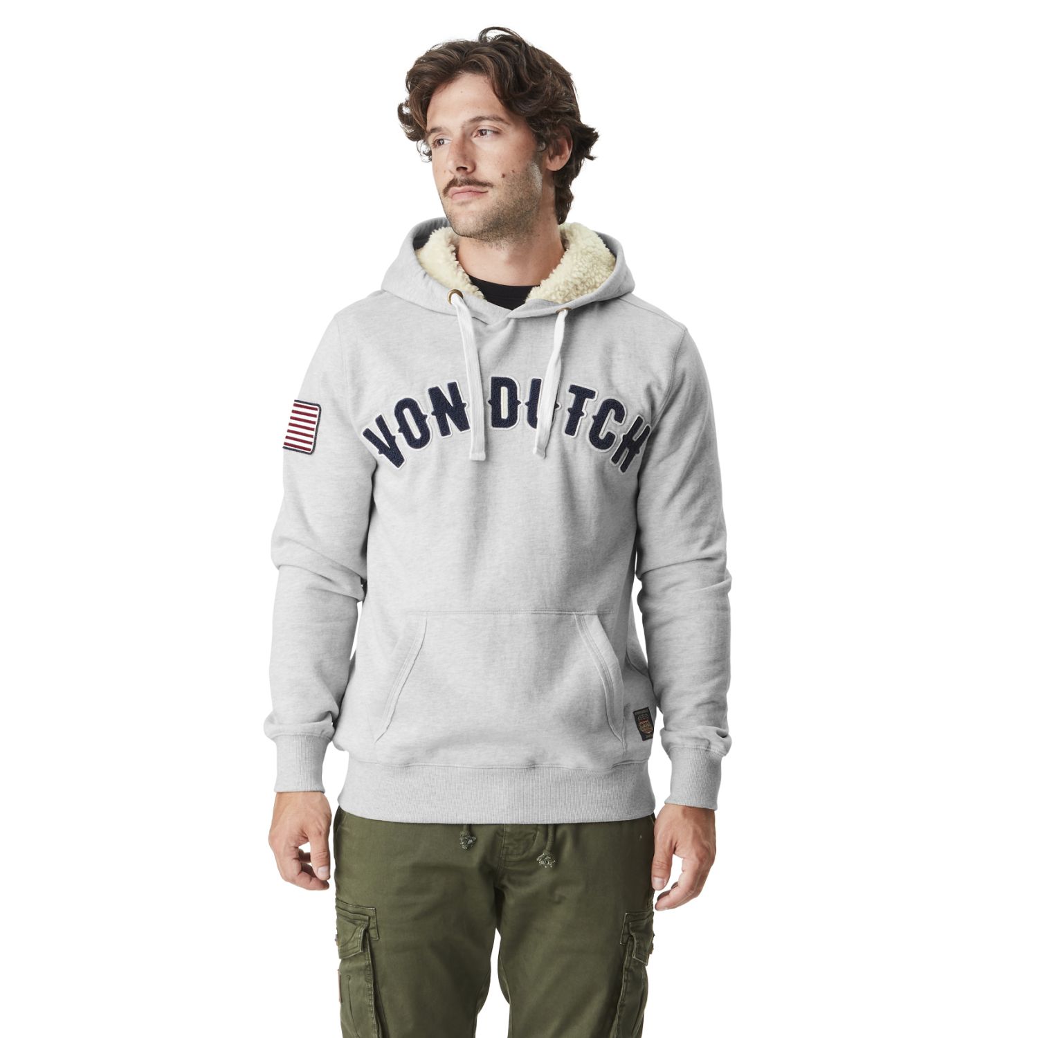 Sweat à capuche doublure sherpa homme Must