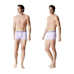 Lot de 4 boxers en coton homme Colors