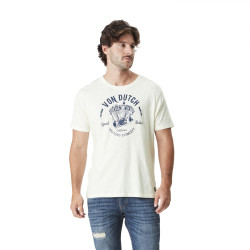 T-shirt homme col rond slub...