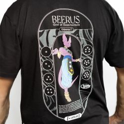 T-shirt homme confort fit avec print Dragon Ball Super Beerus