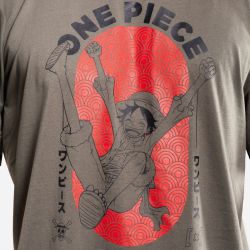 T-shirt homme relax fit avec print One Piece Luffy