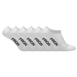 Lot de 6 paires de chaussettes tiges courtes junior Freegun blanc